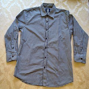 No Retreat button-up